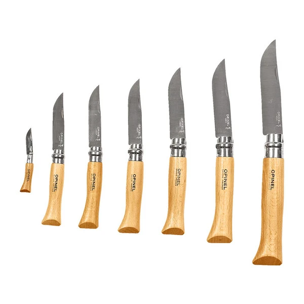 Opinel ROSTFREI BUCHE Klappmesser BRAUN – Bild 2