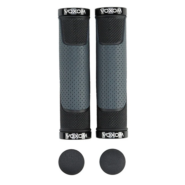 Voxom GRIFFE KRATON/GEL GR12 Fahrradgriffe SCHWARZ – Bild 2