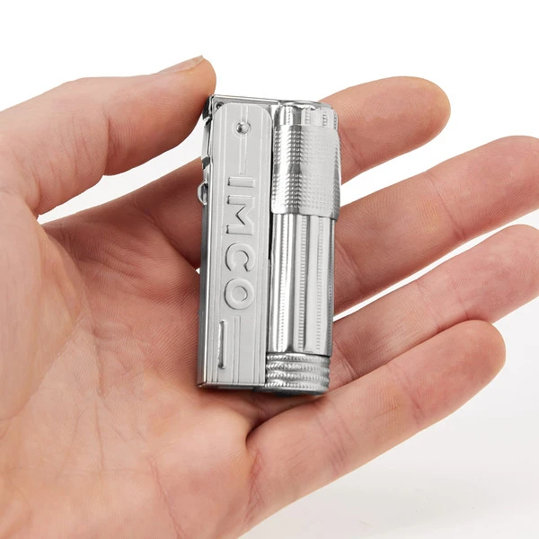 Imco SUPER/TRIPLEX OIL CHROM NICKEL Feuerzeug NOCOLOR – Bild 3