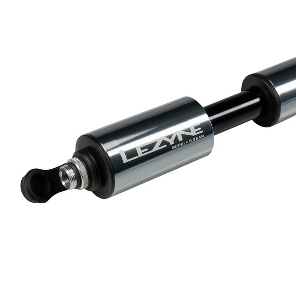 Lezyne MINIPUMPE CNC POCKET DRIVE HV 90PSI Luftpumpe HELLGRAU – Bild 4