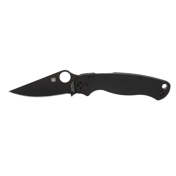 Spyderco PARA-MILITARY 2 BLACK G10 PLAIN Klappmesser NOCOLOR