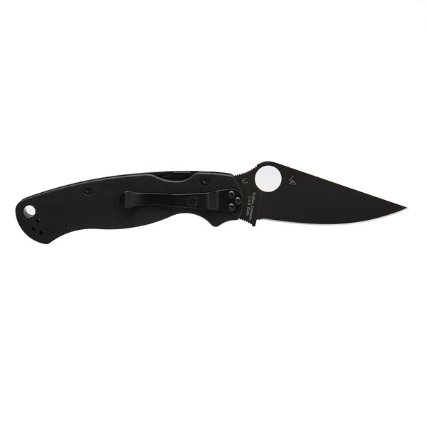 Spyderco PARA-MILITARY 2 BLACK G10 PLAIN Klappmesser NOCOLOR – Bild 2