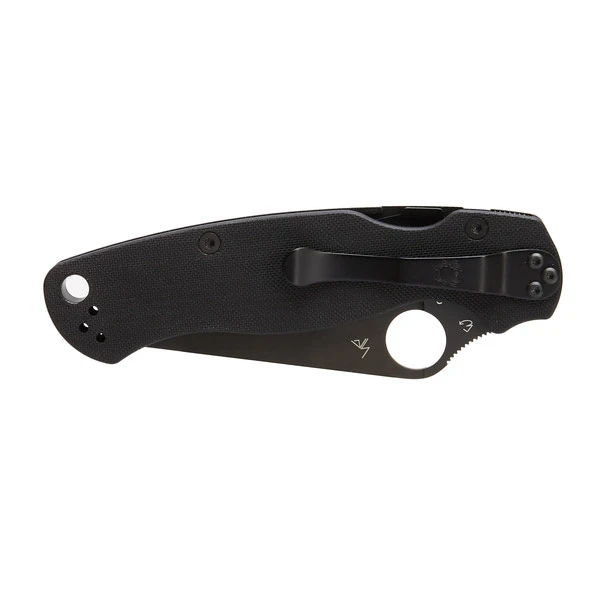 Spyderco PARA-MILITARY 2 BLACK G10 PLAIN Klappmesser NOCOLOR – Bild 3