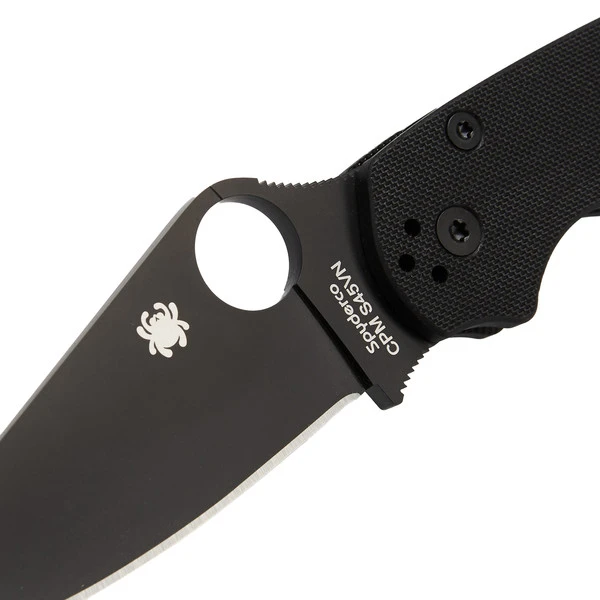 Spyderco PARA-MILITARY 2 BLACK G10 PLAIN Klappmesser NOCOLOR – Bild 4