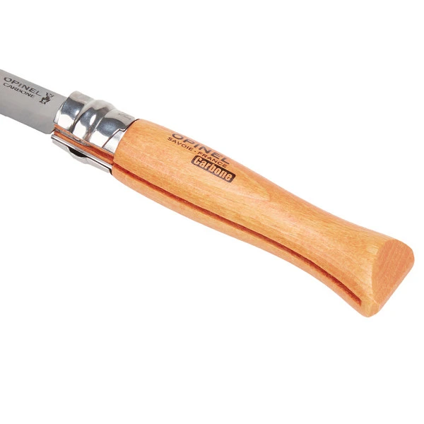 Opinel CARBON NICHT ROSTFREI BLISTER Klappmesser BUCHE – Bild 4