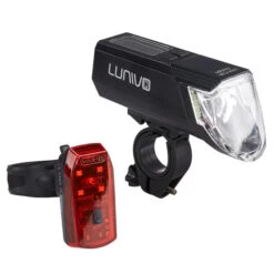 Lunivo LYNX F100 DAYLIGHT & LYNX R BRAKE Fahrradbeleuchtung NOCOLOR