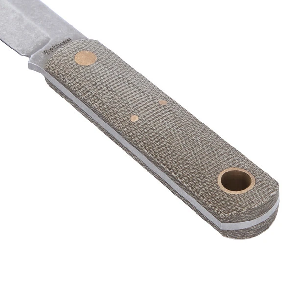 Böker Manufaktur Solingen BARLOW BFF MICARTA Feststehendes Messer GRÜN – Bild 4