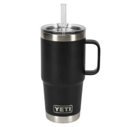 Yeti Coolers RAMBLER 25 OZ STRAW MUG Thermobecher BLACK